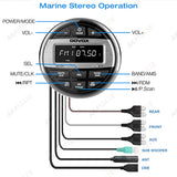 Waterproof Marine Bluetooth Radio System for UTV Boat