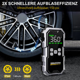150PSI Air Pump Car Battery Emergency Boosters 7000A/1500A PEAK Car Jump Starter Power Bank Portable Starting Device Car Star