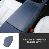 For XPeng G6 Central Control Armrest Box Protective Leather Cover Scratch-resistant Pad Auto Interior Anti-slip Accessories