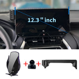 Smart Wireless Charging Phone Holder for Toyota Harrier 2021–2024