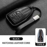 Leather Car Key Case Cover Shell Fob For Hongqi