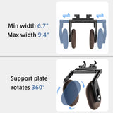 360° Adjustable Memory Foam Car Headrest Pillow Ice-silk Fabric for Kids & Adults Car Travel Car Interior Accessory OEM