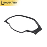 Center Console Silver Trim Frame for Volvo S60 Car Interior Accessory LINGLUYANG Carbon fiber pattern
