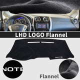 Dashboard Cover Sunshade Mat for Nissan Note E12 2014–2020