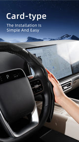 Split-Design Suede Steering Cover Universal Fit
