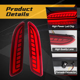 LED Bumper Reflector for Toyota Corolla Cross 21 LED Ambient Light MAGIC COLORM