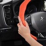 Premium Suede Wheel Cover for Mitsubishi Outlander SUV Car Interior Accessory Hocasen