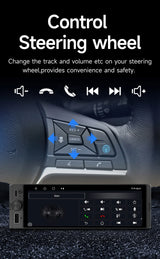6.28-Inch Single Din Multimedia Player for Universal Vehicles