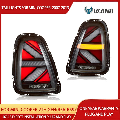 Vland Sequential Tail Lights Mini Cooper 07-13 Car Interior Accessory Vland