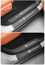 For Leapmotor C10 C16 Car Leather Door Sill Strip Welcome Pedal Anti Kick Pad Scratch-resistant Sticker Interior Accessories