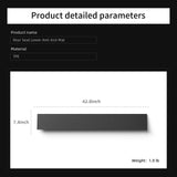 Tesla Model Y Launch 2025 Juniper Central Control Side Anti-kick Pad TPE Door Sill Strip Guard Protection Cover Car Accessori
