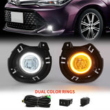 Fog Light Assembly LED DRL for Toyota Corolla AXIO 2015