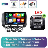 2K QLED Android Head Unit with Wireless CarPlay for Honda Jazz