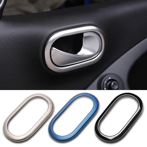 Door Handle Cover Stainless Steel for Smart Fortwo 453 Car Interior Accessory GMUNI