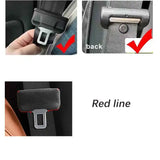 Universal Suede Seat Belt Buckle Pads for Car Trim
