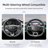 Breathable Leather Steering Wheel Cover for Genesis Car Interior Accessory Hocasen