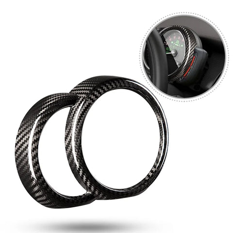 Carbon Fiber Speedometer Trim for Mini Cooper F54-F60 Car Interior Accessory OEM
