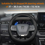 Ultra-Thin Leather Steering Wheel Cover for Toyota Crown
