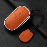 Metal and Leather Car Key Case Cover For Honda Civic 11th 2022 for Honda 2022 2023 2024 Civic for Accord CR-V HR-V Pilot