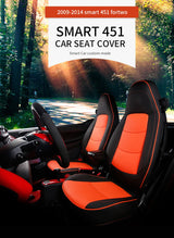 All-Season PU Leather Seat Covers for Smart Fortwo 451 Car Interior Accessory GMUNI