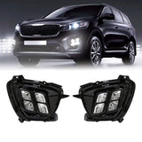LED DRL Fog Lights Kit for KIA Sorento 2015-2017