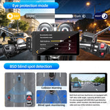 6 Inch Motorcycle GPS DVR with Quick Release Bracket