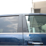 Window Cover Trim Black Aluminum for Dodge Ram 1500