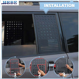 Window Trim Aluminum for Mitsubishi Pajero 2007-2021 Car Interior Accessory HEBE