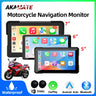7in Motorcycle GPS Monitor Wireless CarPlay Universal