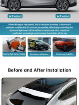 For Xpeng G6 2023-2024 Xiaopeng G6 Car Tail Wing Upgrade Sports Black Samurai Car Spoilers Car Spoilers OEM