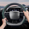 Non-Slip Leather Wheel Cover for Lancia Delta
