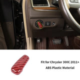 Interior Trim Cover Red Carbon Fiber for Chrysler 300C