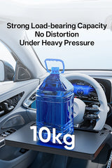 Car Tray Table Food Tray Desk Folding Laptop Desk Auto Steering Wheel Tray Mount Adjustable Water Cup Computer Bracket