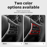 For BMW F30 F32 F34 (2013-2019) Car Steering Wheel Button Panel Trim Sticker Anti Scratch Carbon Fiber Interior Tuning Access