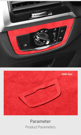 BMW X3 G01 X3 G08 X4 G02 Car Headlight Switch Control Panel Trim Frame Sticker