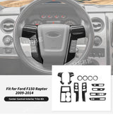 Carbon Fiber Interior Trim Kit for Ford F150 Raptor 09-14 Car Interior Accessory HEBE