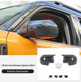 ABS Mirror Housing Cover for Ford Bronco Sport 2021-2026 Car Interior Accessory HEBE