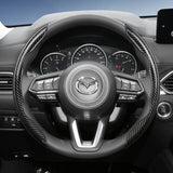 Mazda Carbon Fiber Steering Wheel Cover with Quick Release