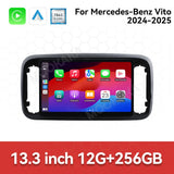Android 15 Multimedia Head Unit for Mercedes Benz Vito 2024–2025