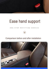Leather Armrest Pad Heightener for Volvo XC60 S90