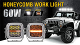 2pcs Car Led Work Light Bar Emark Approved 5.75 Inch/4 Inch Driving Light 12V 24V DRL For Jeep Lada Offroad 4x4 For UTV SUV B