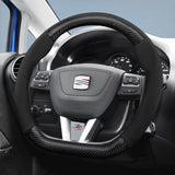 Non-Slip Suede Matte Carbon Cover for Seat Leon Arona Car Interior Accessory Hocasen