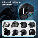 Waterproof Helmet Bluetooth Headset for Motorcycle Riding Car Speaker AKAMATE