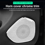 Stainless Steel Speaker Cover for Volvo XC60 2018-2026 Car Interior Accessory LINGLUYANG
