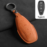 Suede Car Key Case Cover For Hongqi H5 2021 2022 2023 Car Key Shell Accessories For Hongqi H5