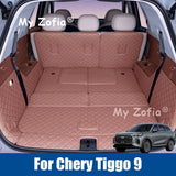Leather Trunk Mat For Chery Tiggo 9 2025 2026 Full Coverage Rear Interior Special Accessory Trunk Mat | Car Accessory My Zofi