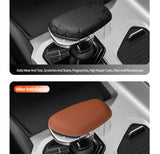 Original Leather Center Gear Shift Knob Cover Lever Shifter Boot Car Accessories For Geely Tugella/ Binyue / Preface / Borui GE