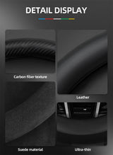 Carbon Fiber Suede Wheel Cover for Audi A4 B8 A5 S5