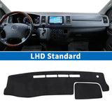 Premium Plush Dashboard Mat for Toyota Hiace 200 Series