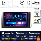 Android 15 Navigation Multimedia Player for Toyota RAV4 2018-2020